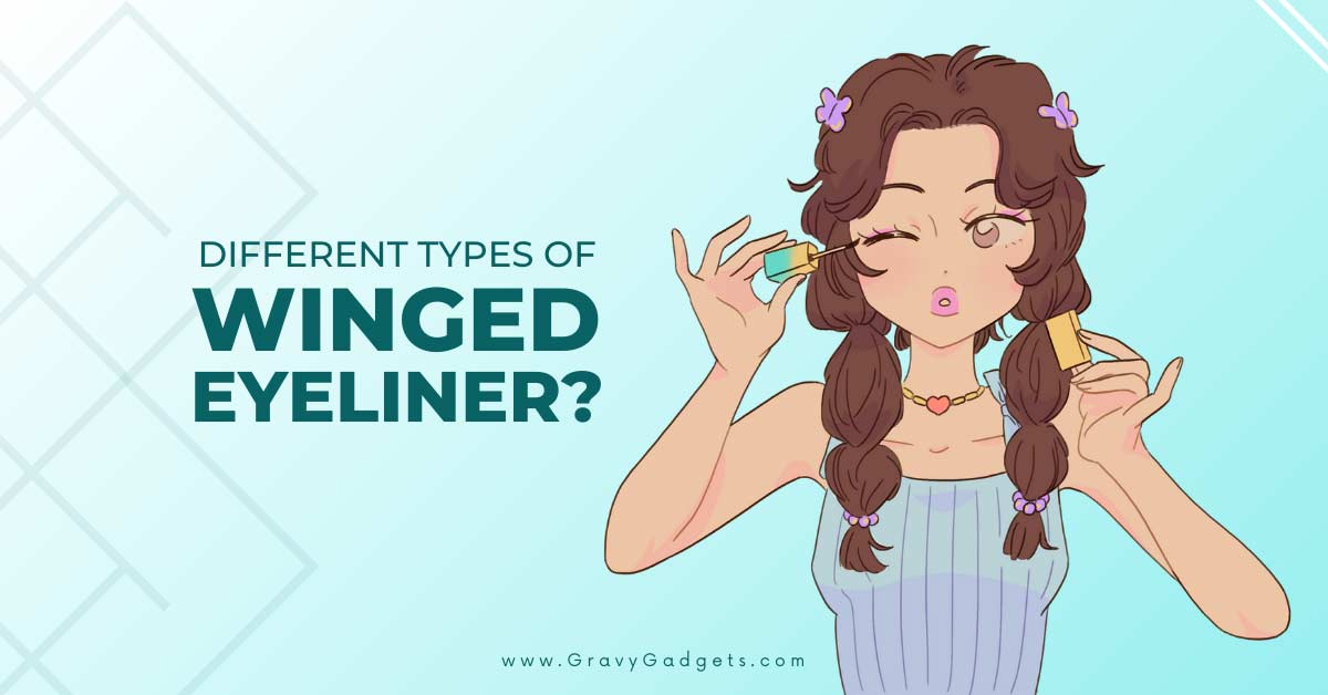 types of winged eyeliner